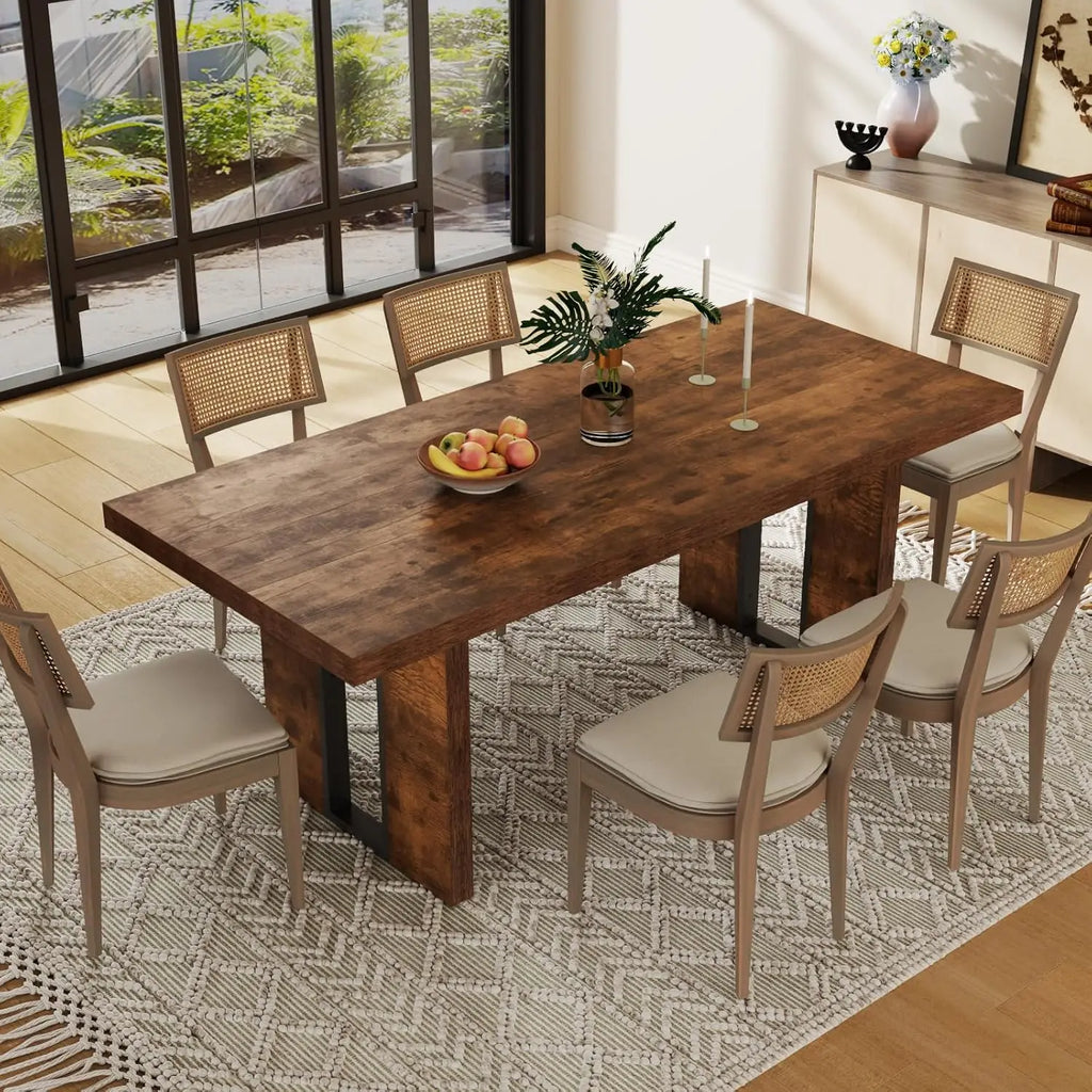 Rustic Dining Table Seats 6-8