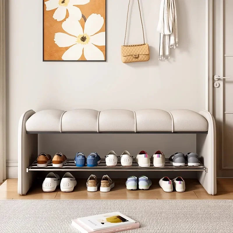 Shoe changing stool