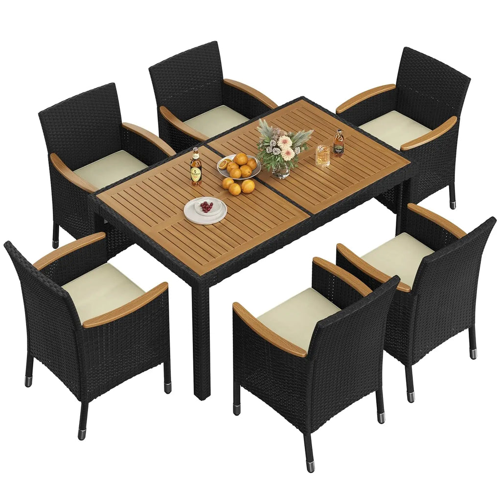 7 Piece Patio Outdoor Dining Set