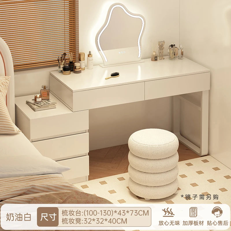Elegant Minimalist Vanity Table Storage