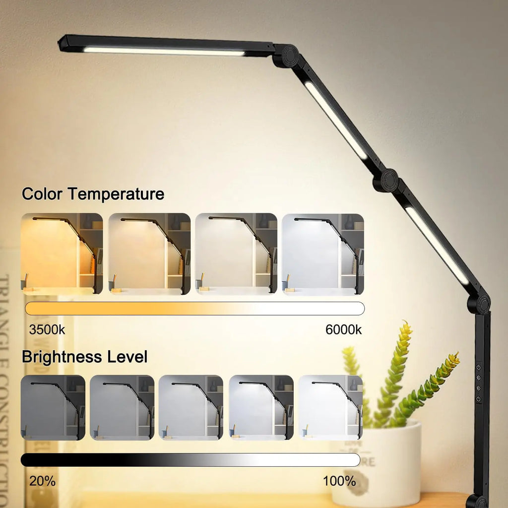 LED Desk Lamp with Flexible Clamp