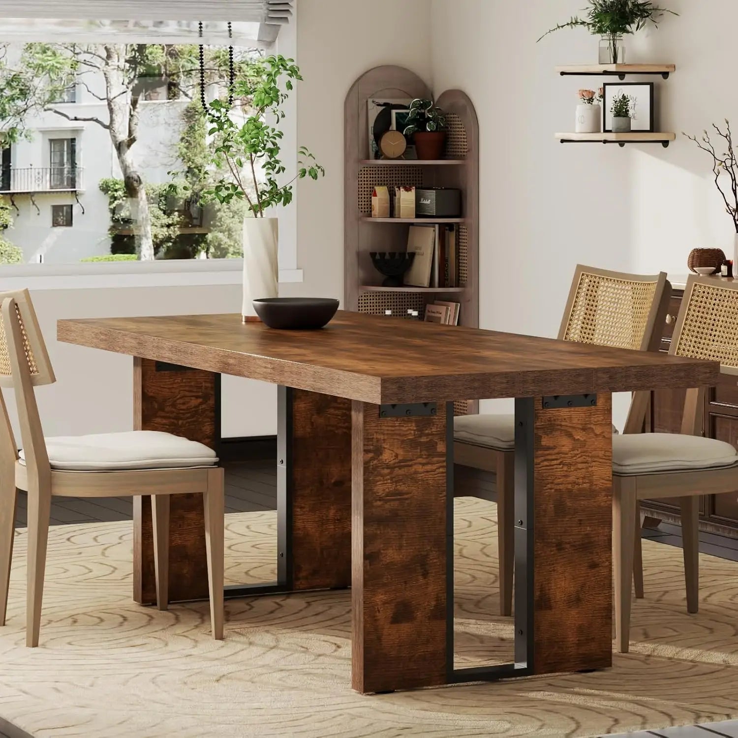 Rustic Dining Table Seats 6-8