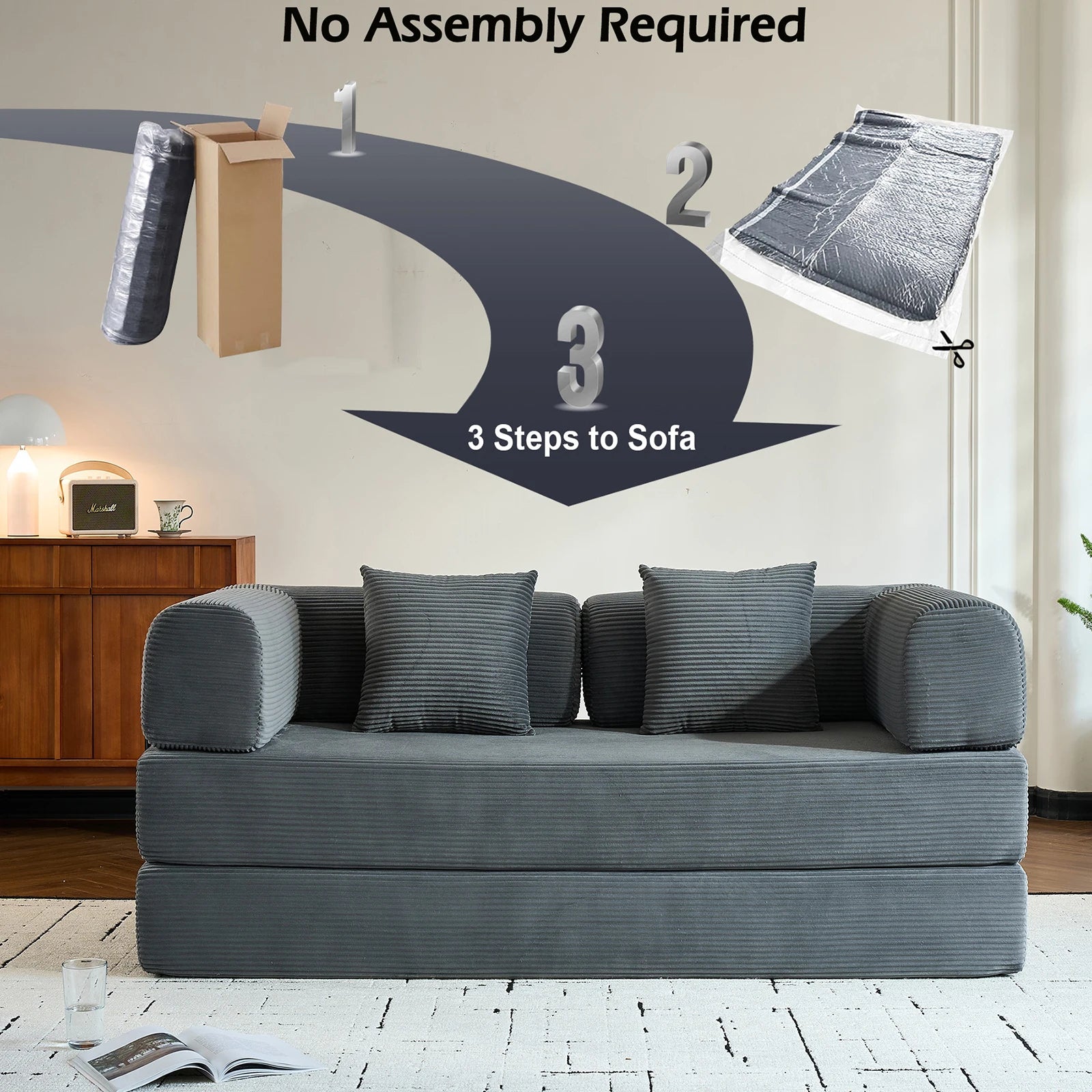 Folding Convertible Sofa Bed
