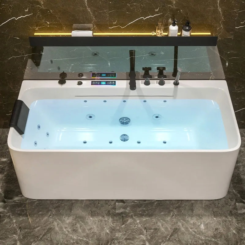 Small apartment acrylic bathtub constant temperature jacuzzi