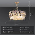 Luxury Crystal Chandelier Postmodern Atmosphere