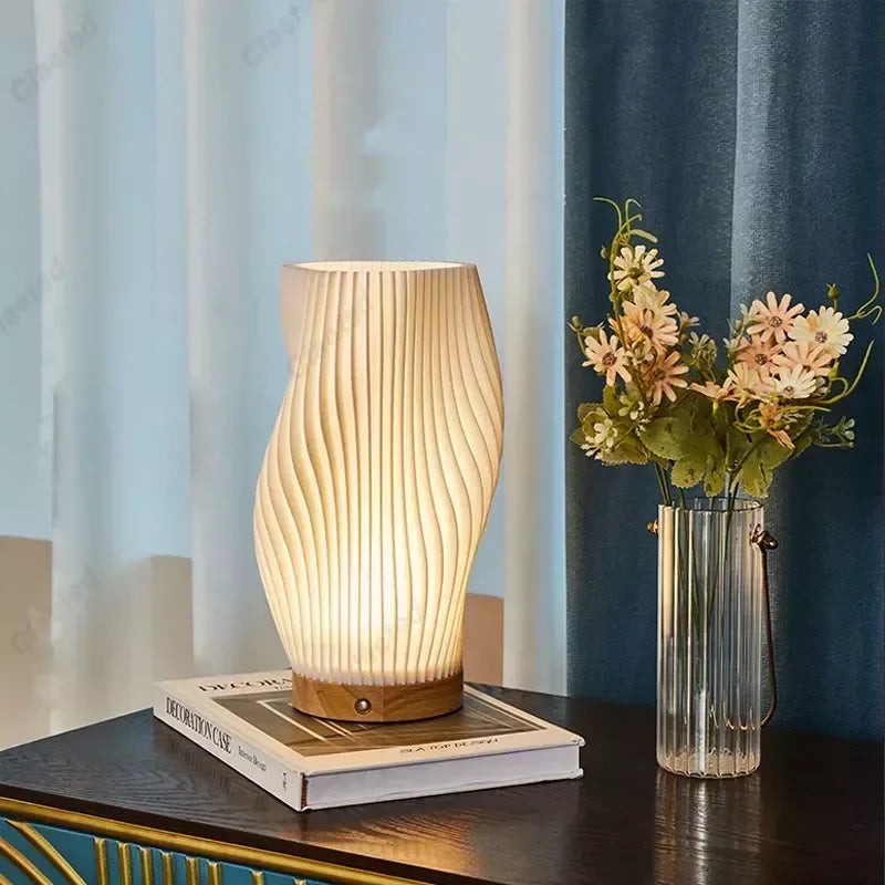 Wood Table Lamp For Bedroom