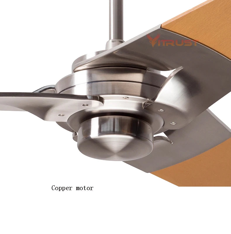 Modern Wooden LED Ceiling Fan