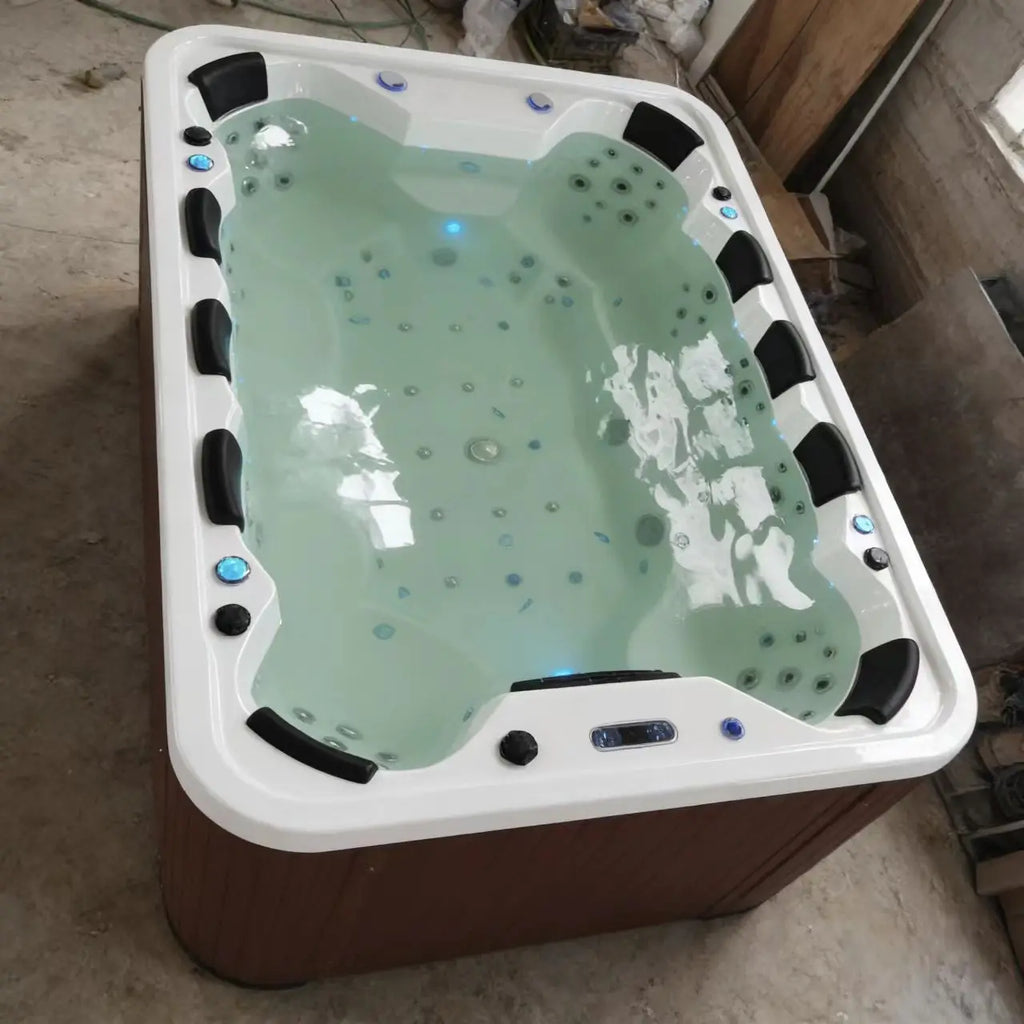 8-10 Person Outdoor Hot Tub With Led Lights