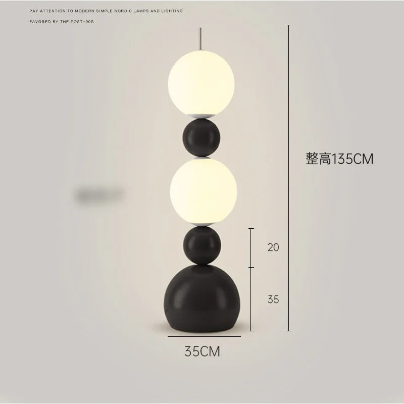 Italian Designer Gourd Standing Floor Lamp