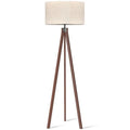 Wood Tripod Floor Lamp