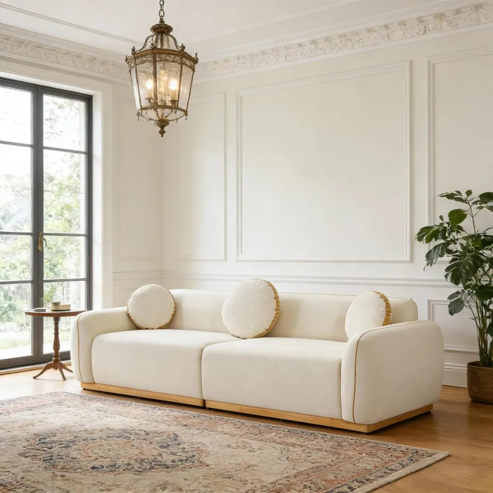 91” Modern Couch Cloud Sofa,
