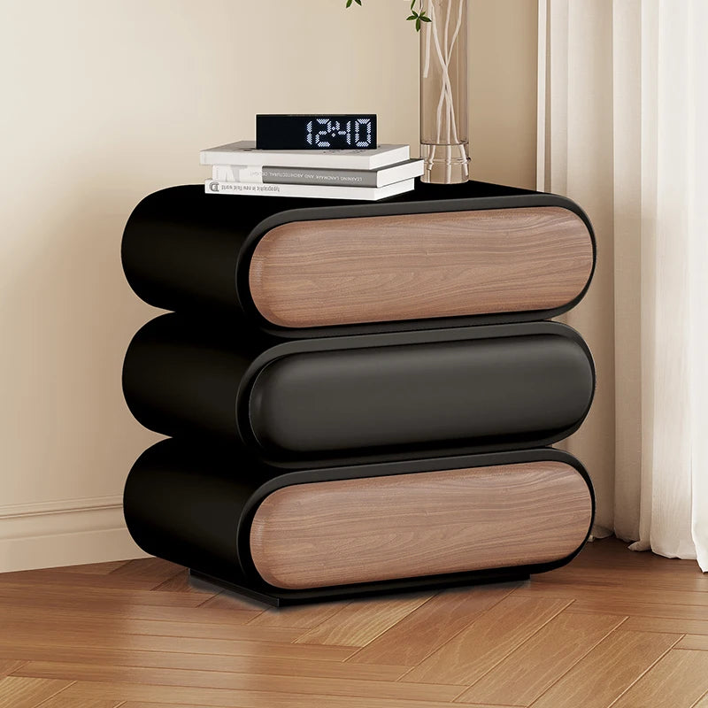 Unique Aesthetic Modern Design Bedside Table Elegant Nightstands