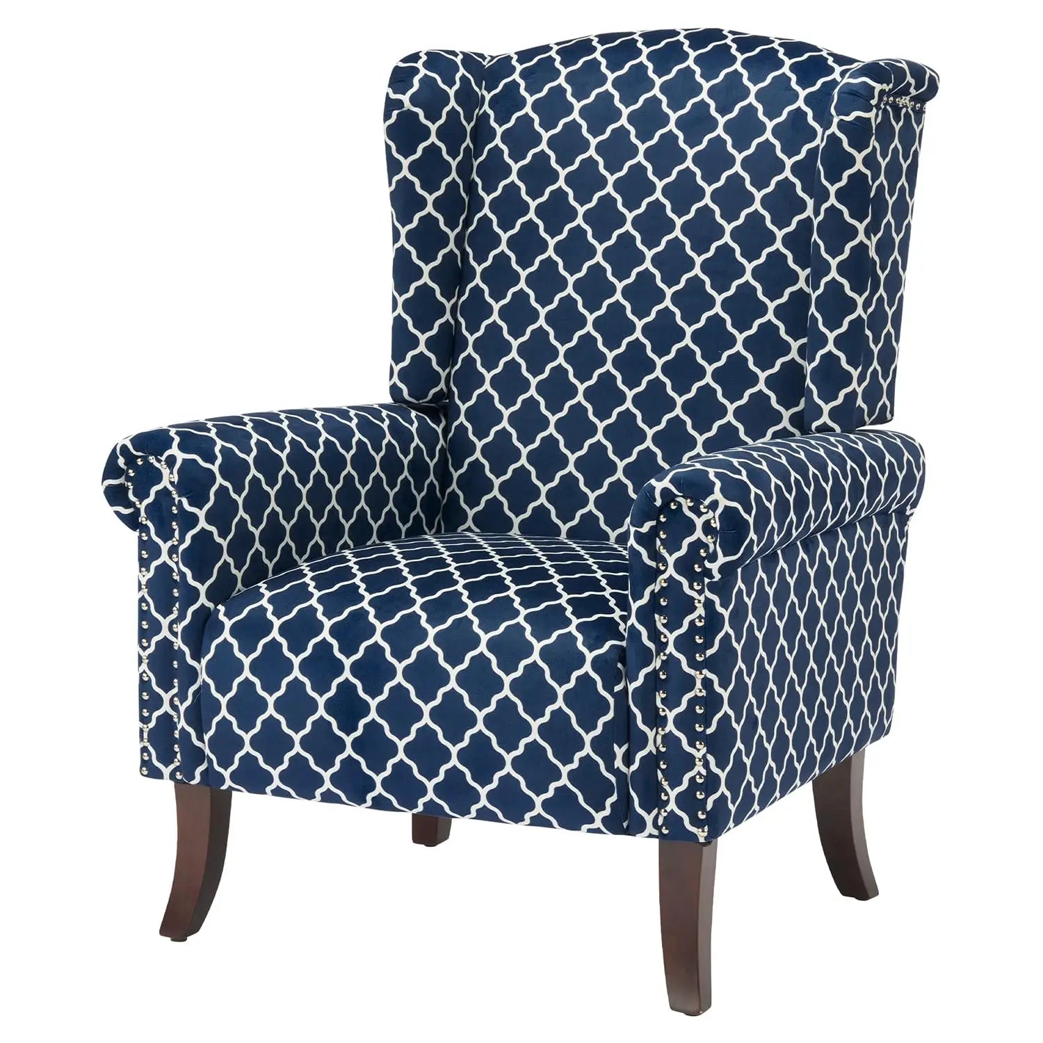 Faux Leather Accent Chair,