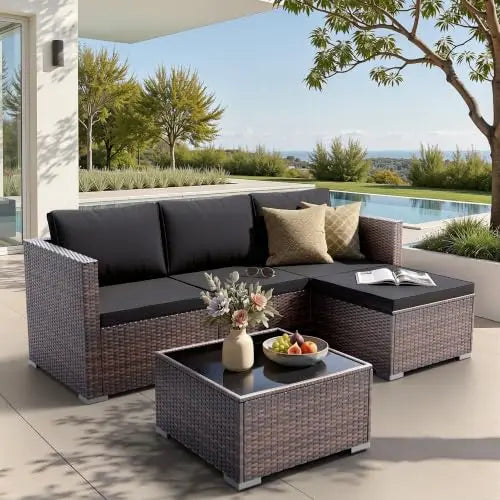 Patio Furniture Set 5 Piece