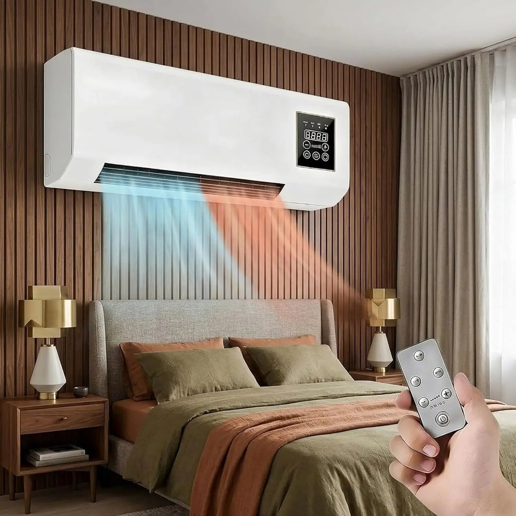 Wall Mounted Air Conditioner Fan, 2-in-1 Heater and Cooling Combo