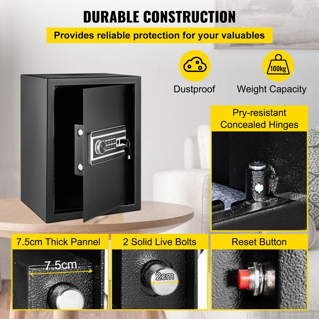Fingerprint Locks Safe Deposit Box