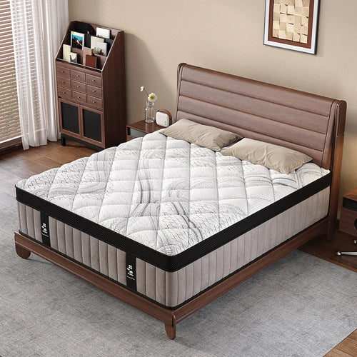 12" 14 Inch Gel Memory Foam Hybrid Mattress