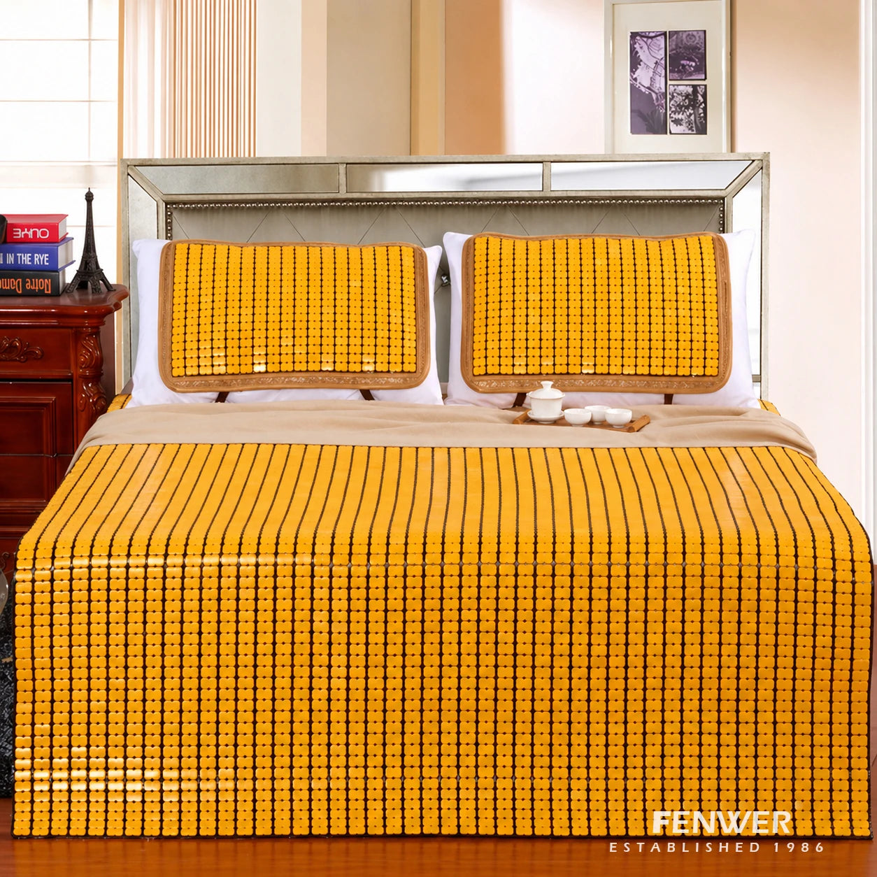 Bamboo Mat Pure Natural Gold Bamboo