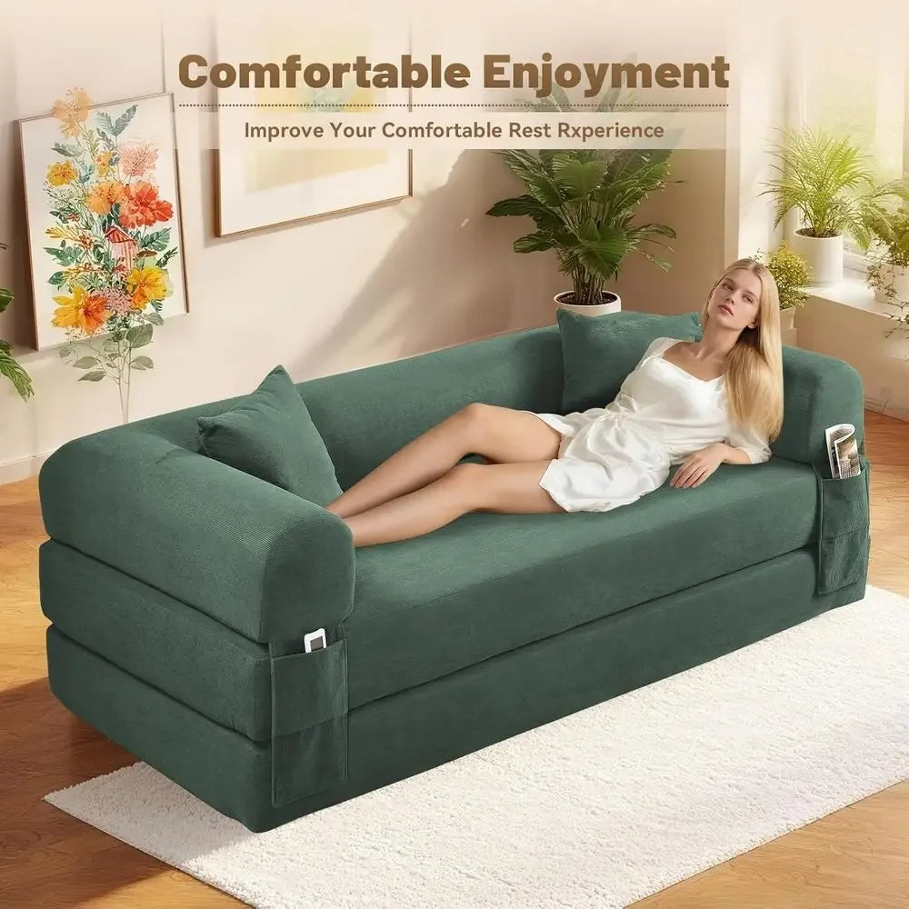 Convertible Sofa Bed with Storage