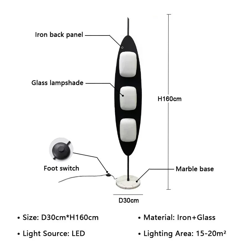 Modern Nordic Minimalism Sailboat Stand Light