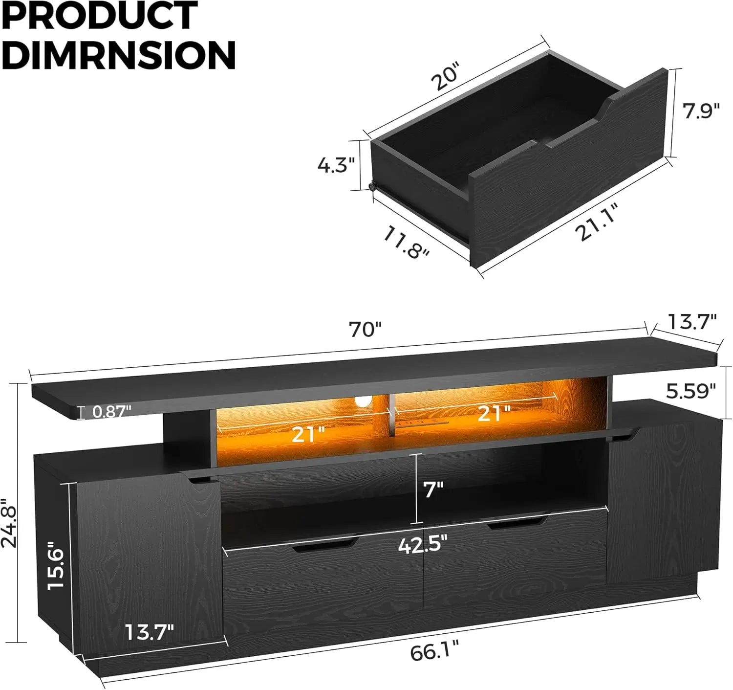 TV Stand for TV Entertainment Center