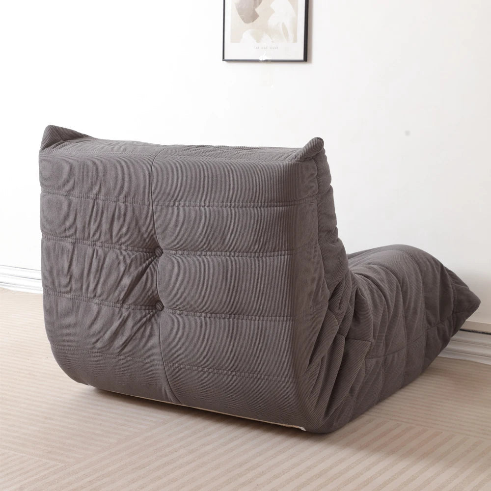 Classic Grey Sponge-Filled Sofa