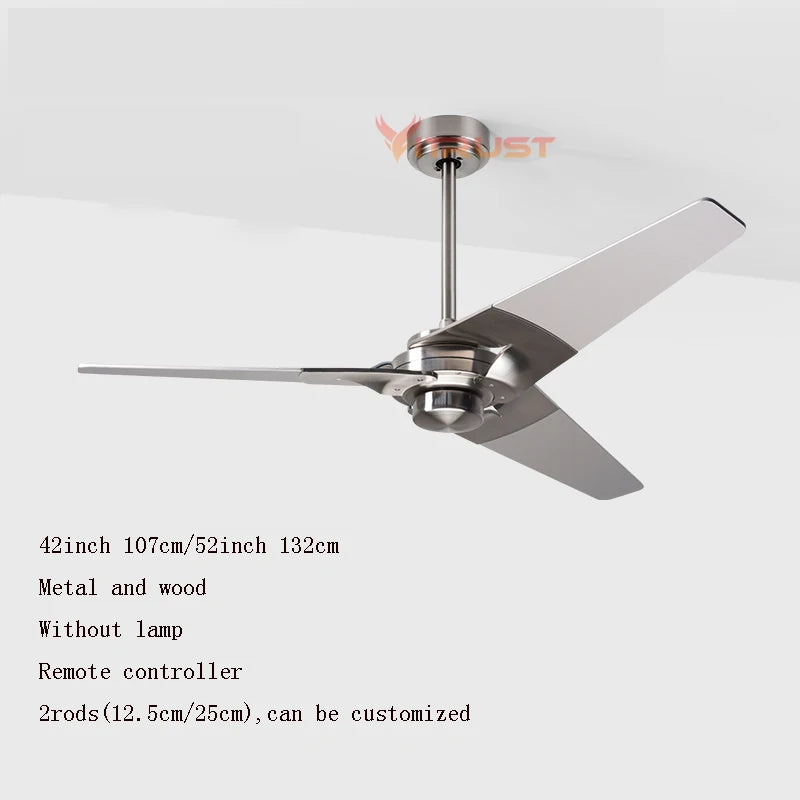 Modern Wooden LED Ceiling Fan