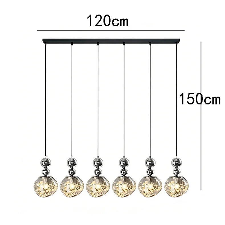 Simple, dining room chandelier