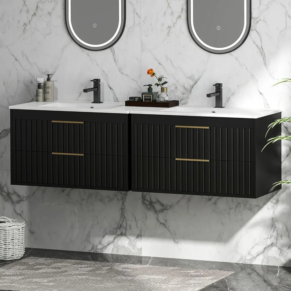 30" Bathroom Vanity Cabinet with Sink, Floating Bathroom Vanity