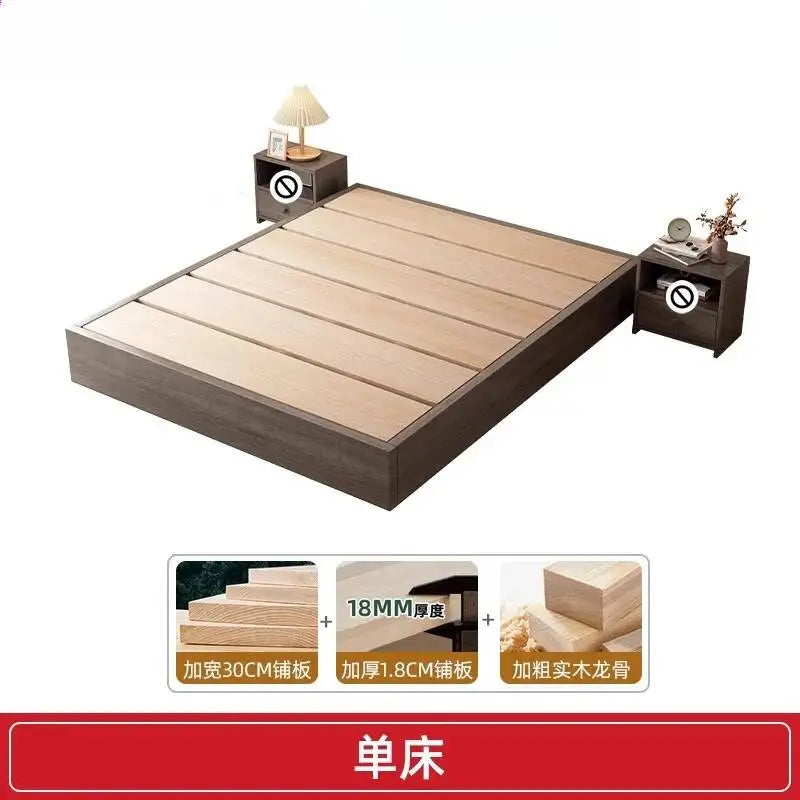 Bed Frame Sturdy Slat Easy Assembly