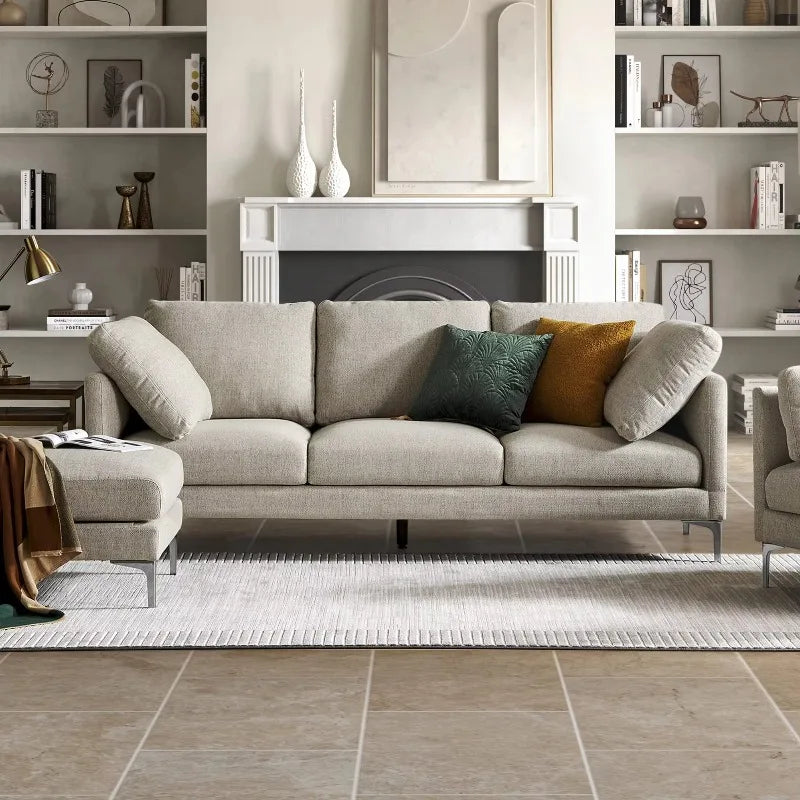American Modern Style Fabric Sofa