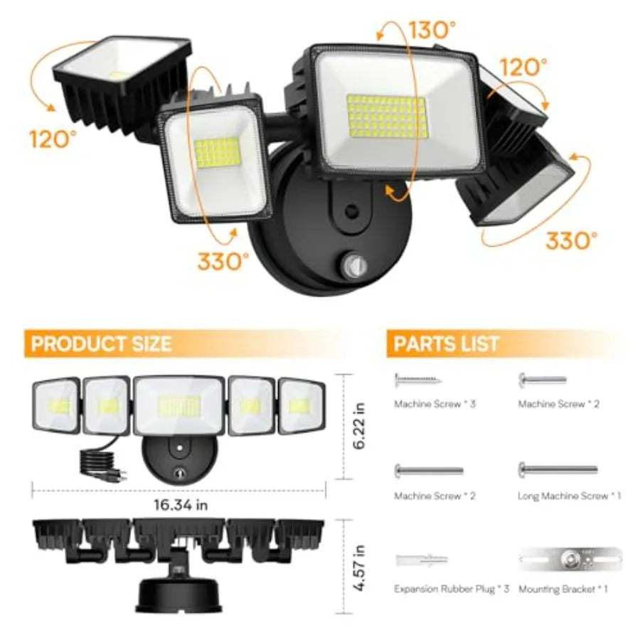 150W Dusk to Dawn Outdoor Lighting