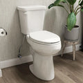 21 Inch Tall Toilets, Extra High Toilets with Comfort Chair Height Seat, 1.28 GPF Single Flush Two-Piece Toilet, 12" Rough In El