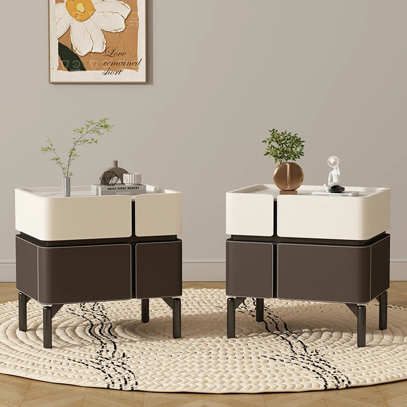 Set Of 2 Modern Luxury Nightstands