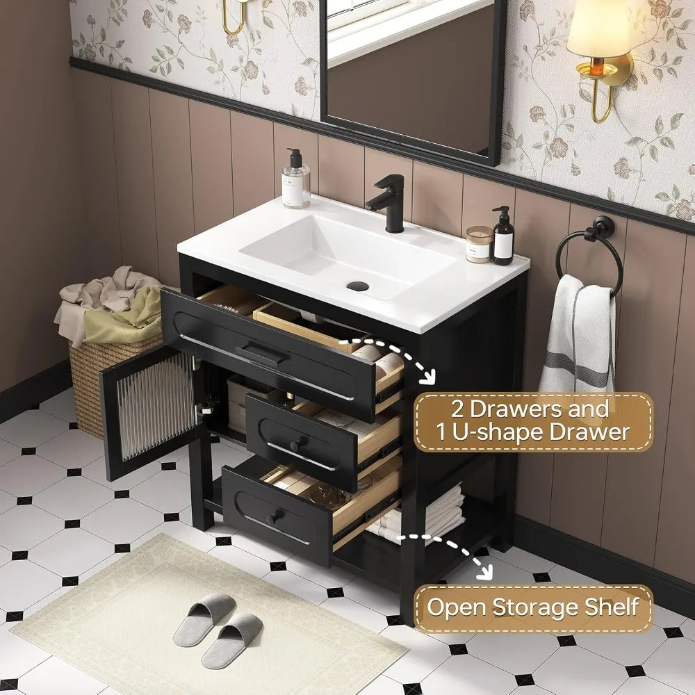 30 Inch Bathroom Vanity with Sink