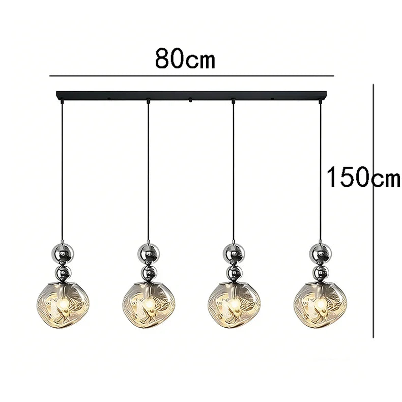 Simple, dining room chandelier