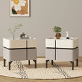 Set Of 2 Modern Luxury Nightstands
