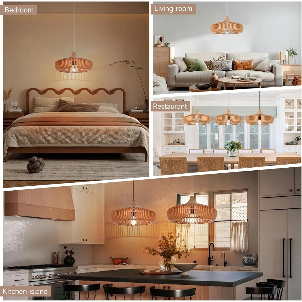 Wabi-sabi Minimalist LED Ceiling Chandelier