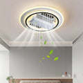 Invisible Bladeless LED Ceiling Fan Light Remote Control Ceiling Fan Lamp Home Decor Living Room Bedroom