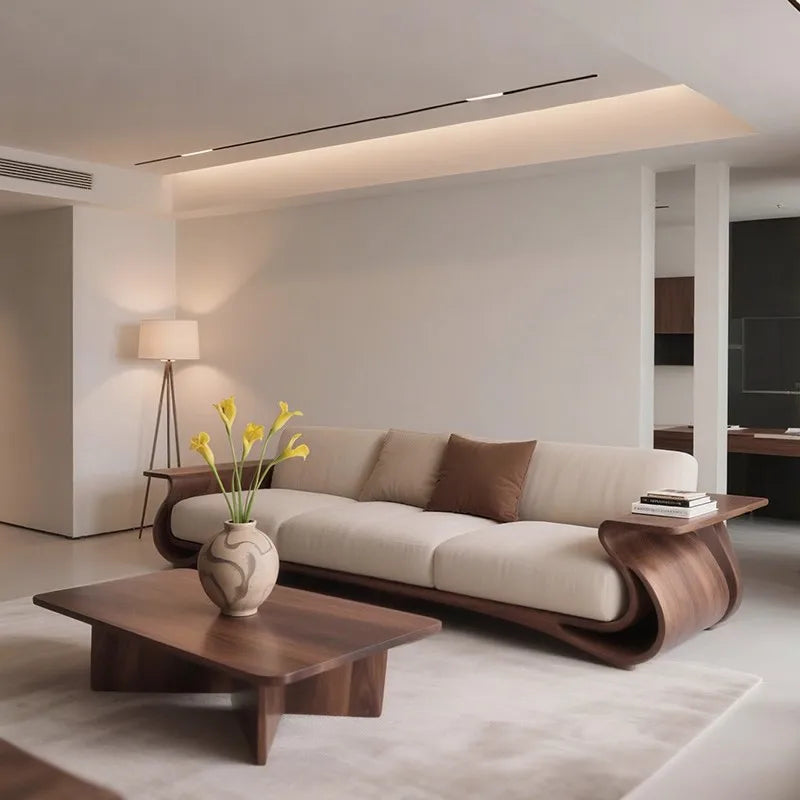 Wooden Living Room Sofas