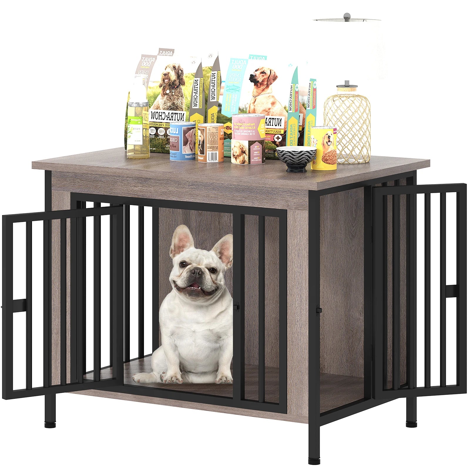 Heavy Duty Dog Crate Furniture for 1/2 Dogs