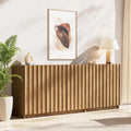 Fluted Arched Buffet Cabinet