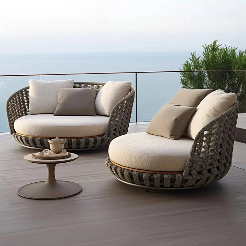 Outdoor furniture luxury wicker fabric