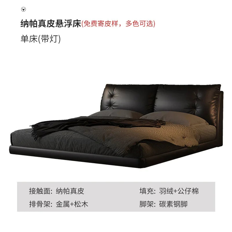 Suspended Bed with one or two cabinets