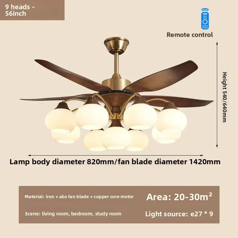 American Retro Ceiling Fan Lights