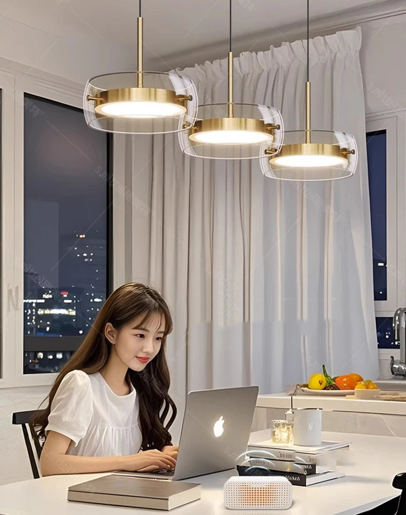 Modern home decor led lights pendant light lamps for living room Chandeliers for dining room hanging light indoor lighting
