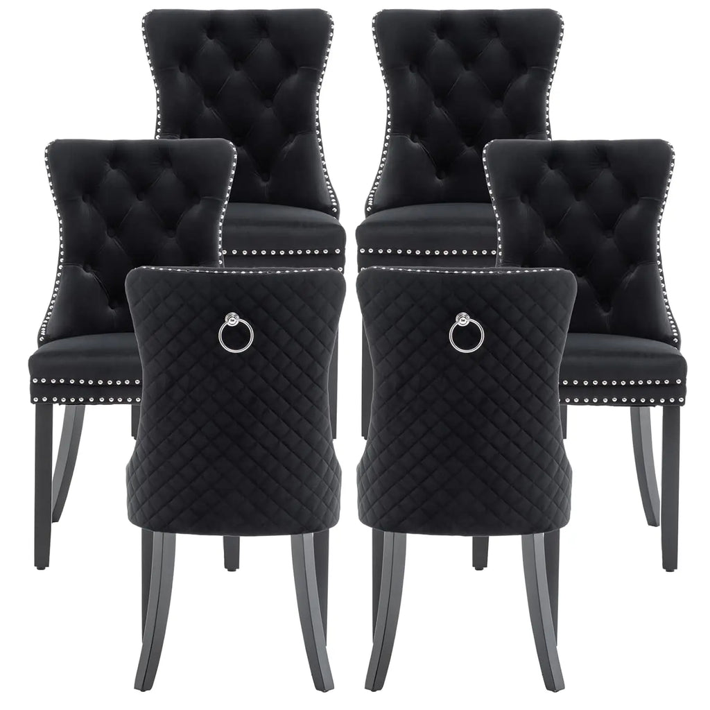 Velvet Dining Chairs Set of 6,