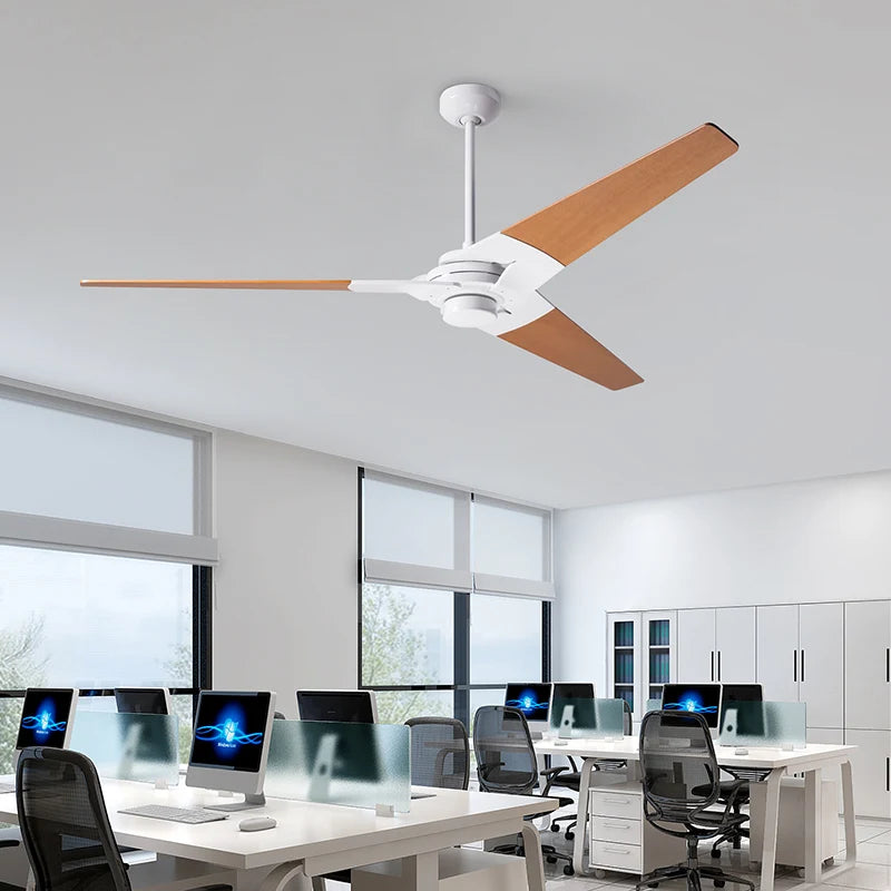 Modern Wooden LED Ceiling Fan