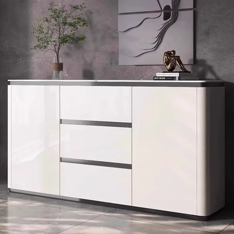 Light luxury electric remote control lifting TV cabinet