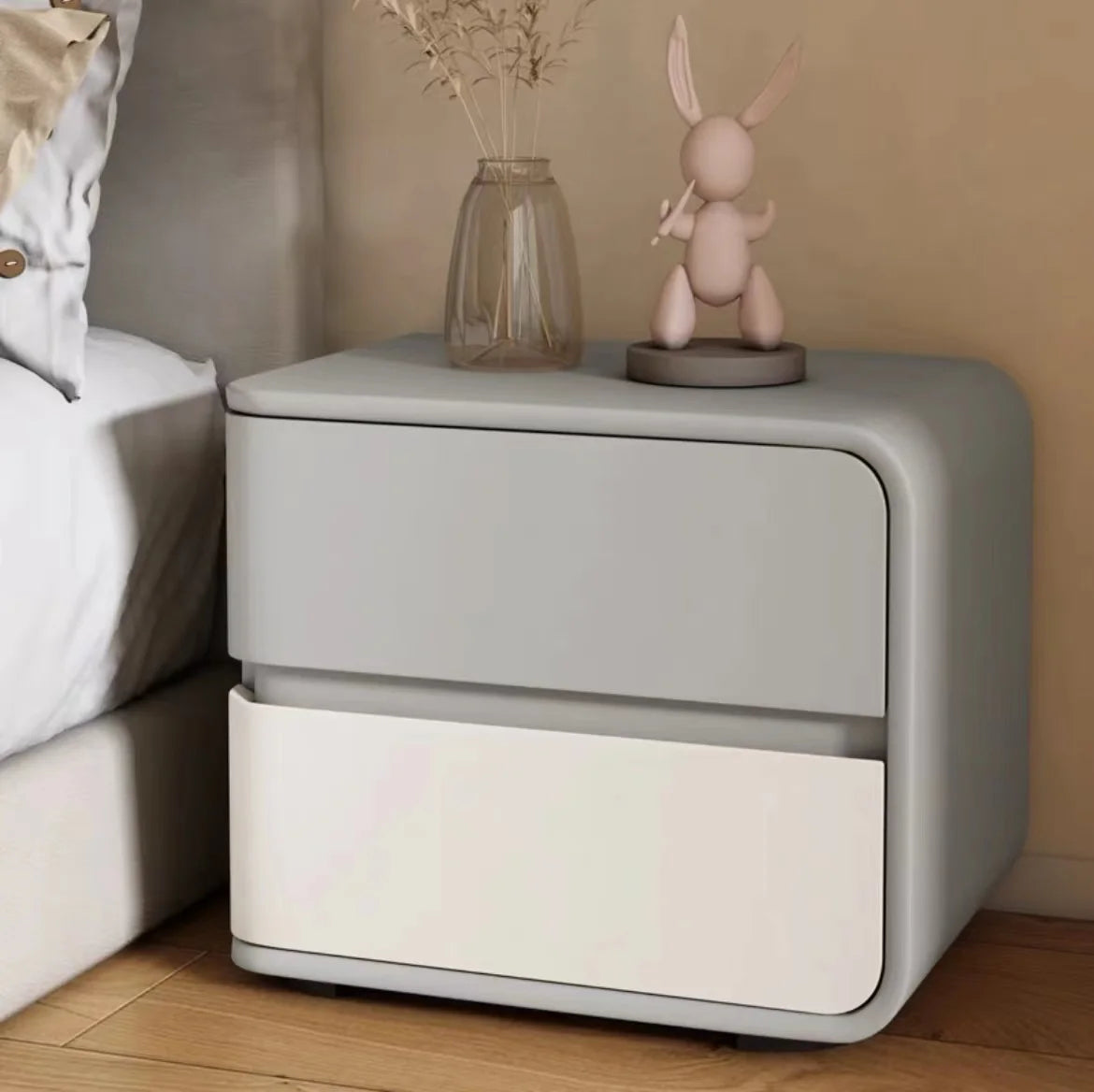 Modern  Simple Luxury Design Cream Style Nightstands